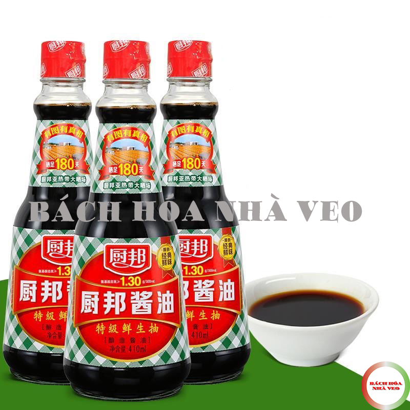 Xì dầu bếp bang, chu bang chai sành 410ml thơm ngon thượng hạng, hàng đắt