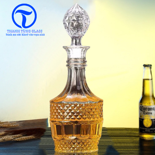 Chai Đựng Rươu Thuỷ Tinh Cao Cấp 800ML