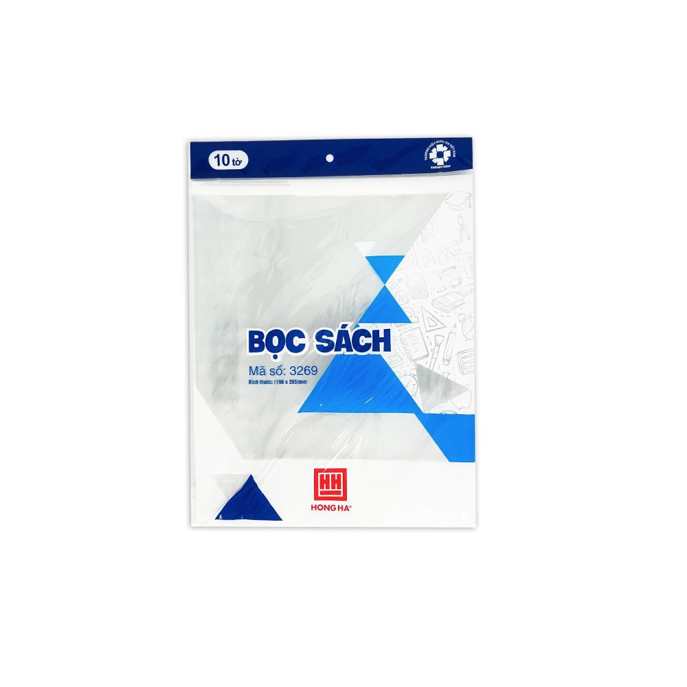 Bọc sách nylon hồng hà 3269