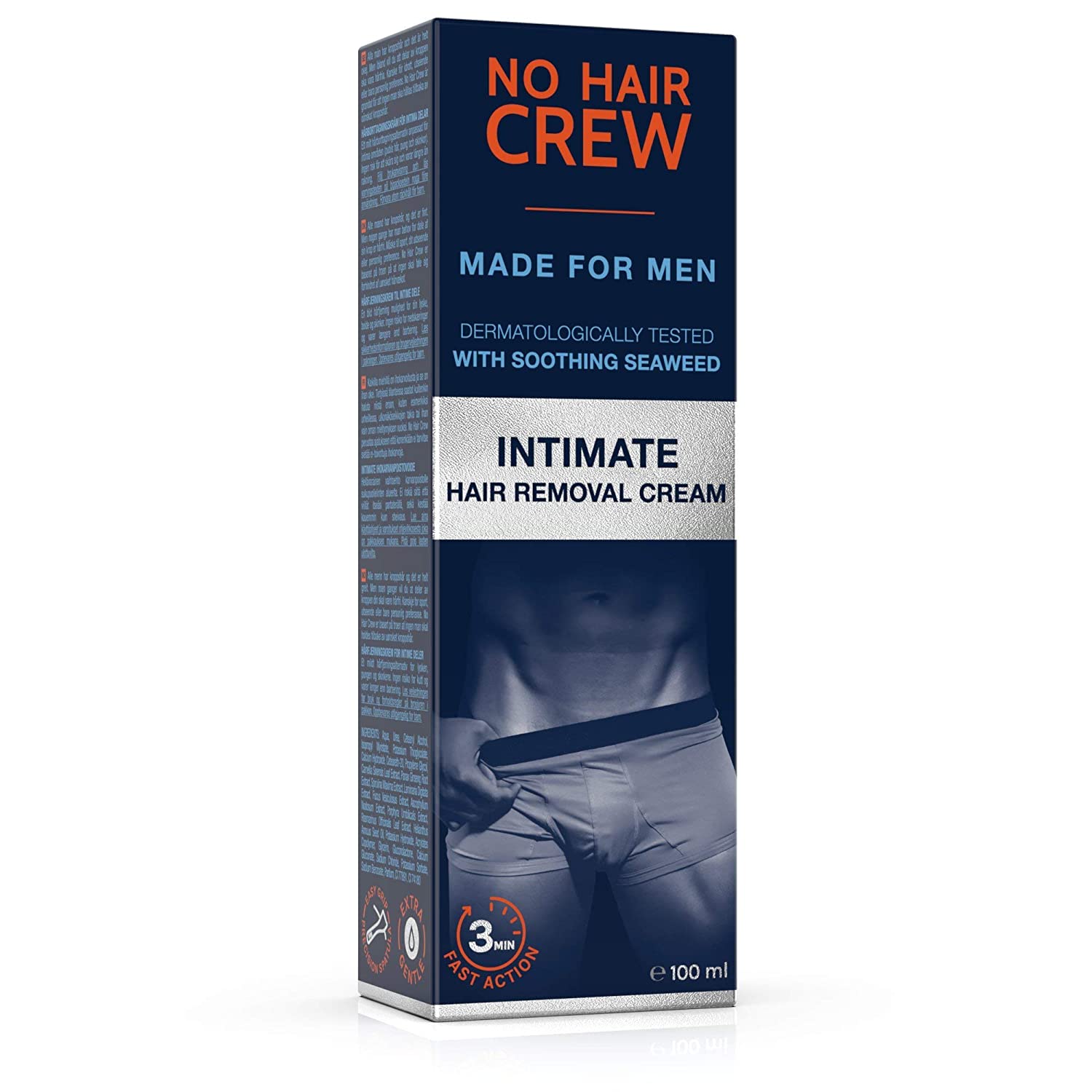 No Hair Crew Intimate Hair Removal Cream for Men - Painless, Flawless,  Soothing Depilatory for Unwanted Private Hair - 100ml | Lazada Singapore
