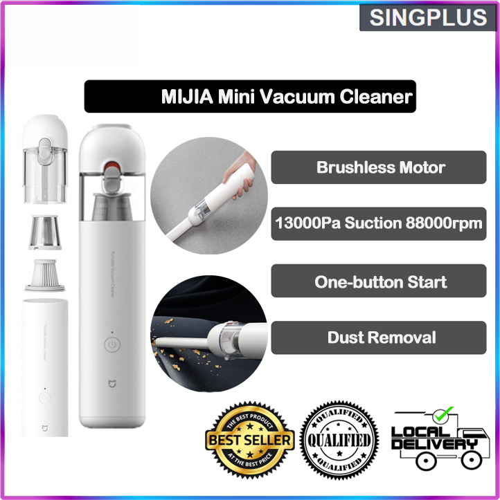 Original XIAOMI MIJIA Portable Handheld Vacuum Cleaner For Home Car Mini  Wireless Dust Catcher Collector 13000PA