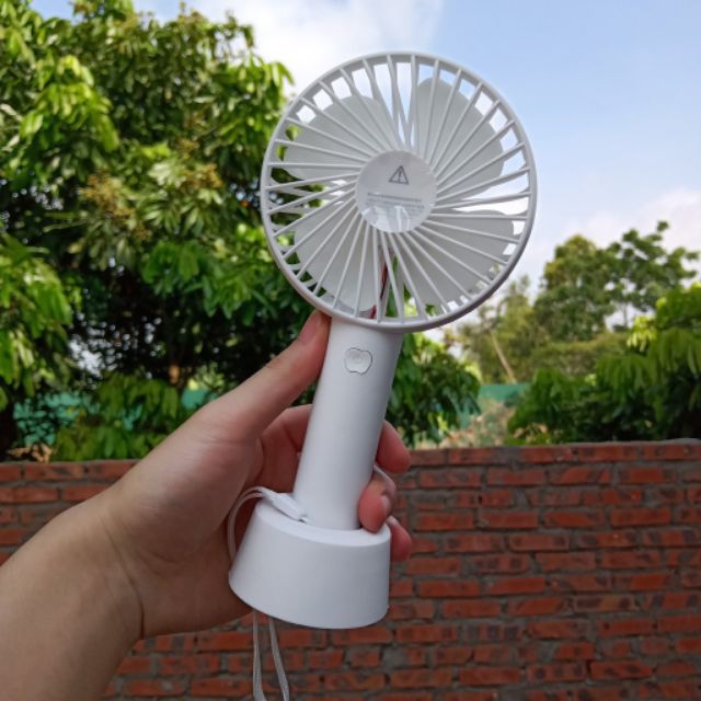 QUẠT CẦM TAY MINI TÍCH ĐIỆN/( CAM KẾT HÀNG CHẤT LƯỢNG, GIÓ MẠNH)