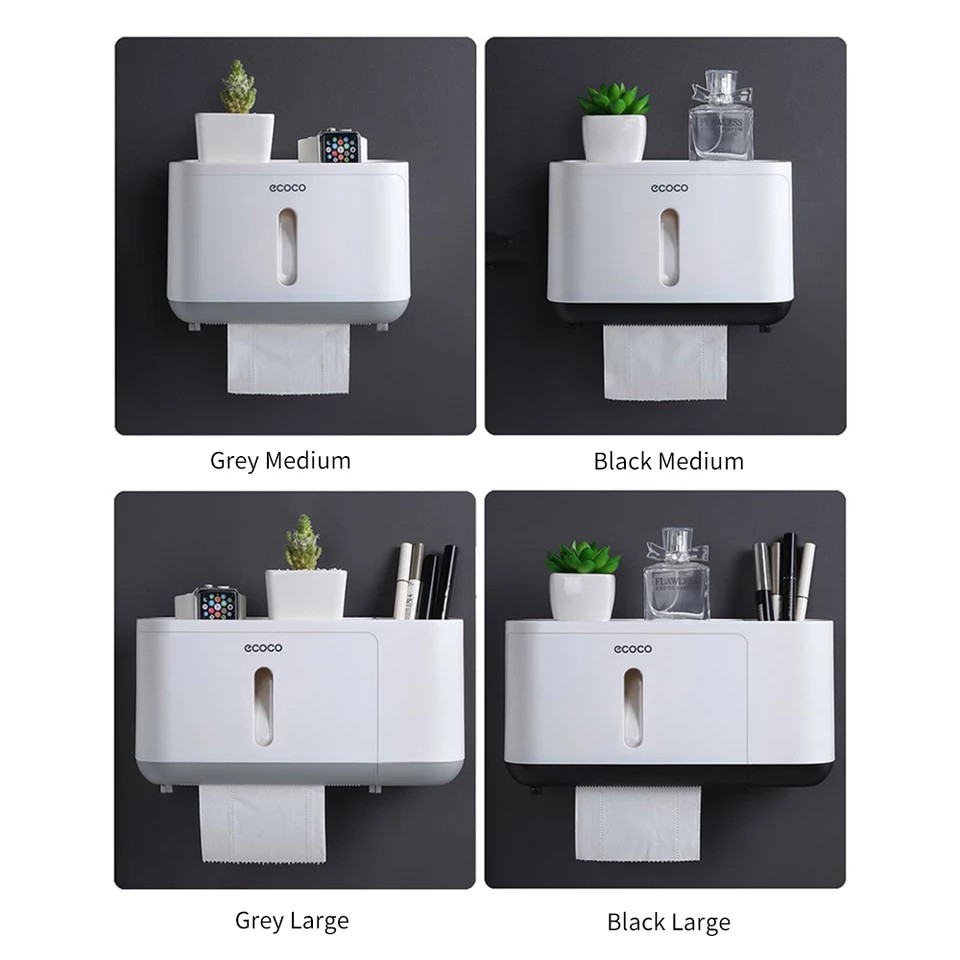 Hộp đựng giấy vệ sinh đa năng ECOCO