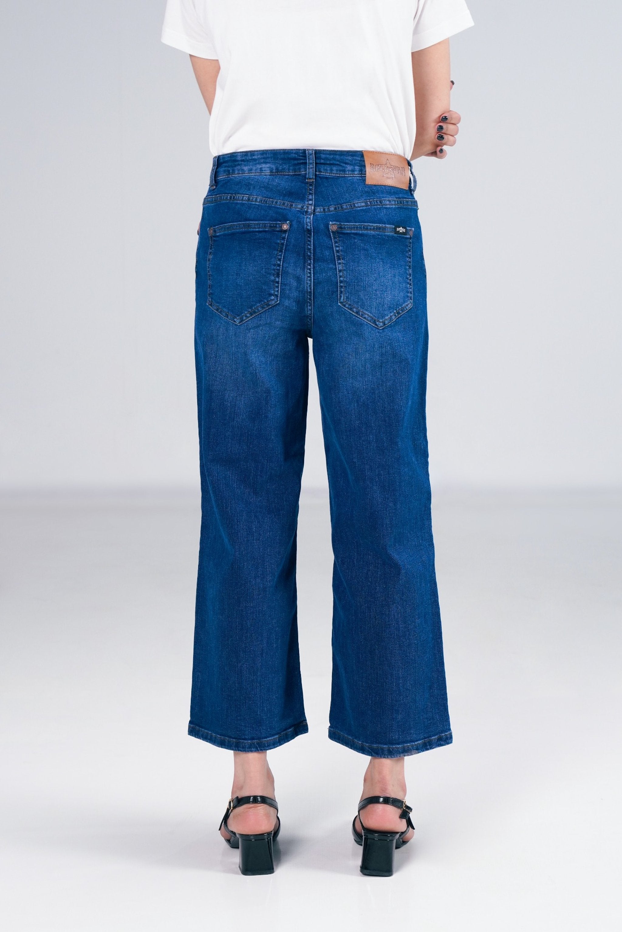 Rockstar Jeans - Plazzo Fit Jeans For Women - Denim Full Pant For Women