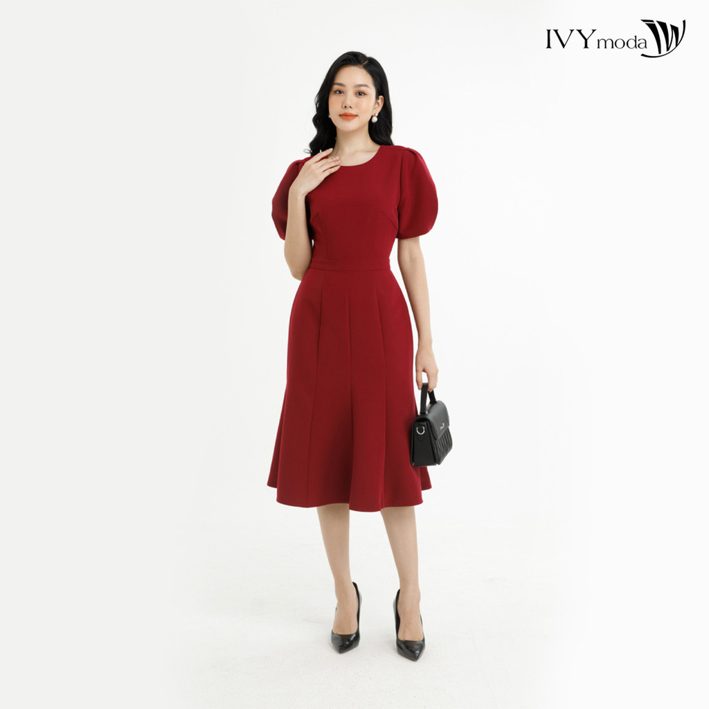Đầm đuôi cá lưng cách điệu IVY moda MS 48M7694
