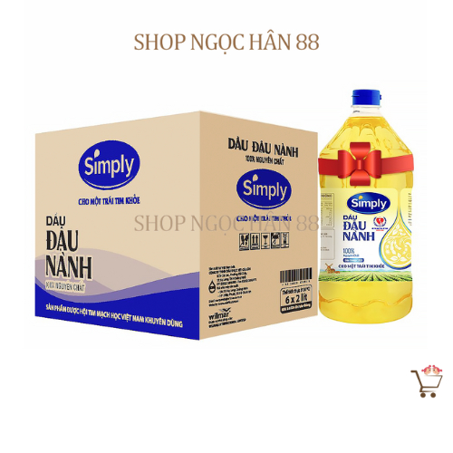 (Genuine) Simply Soybean Cooking Oil 2L