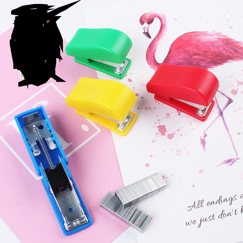 Ghim bấm giấy mini cute (kèm 1 miếng ghim)