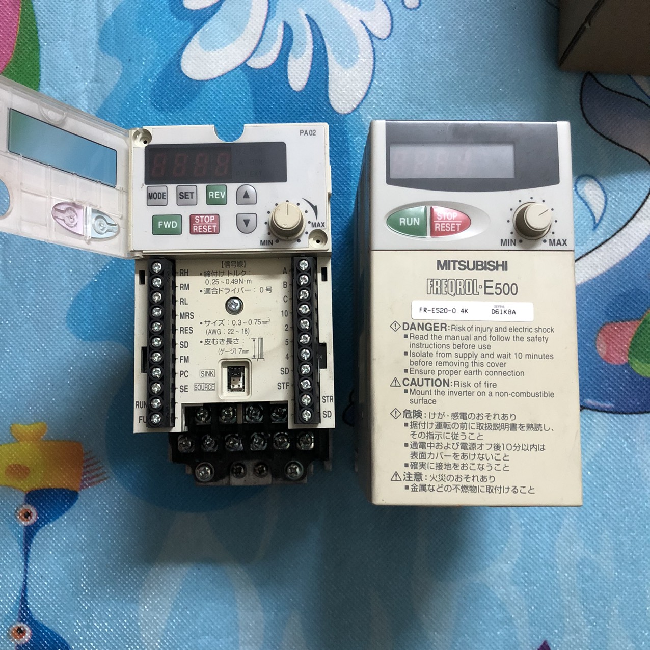 Biến tần cũ Mitsubishi 1pha 3pha 220V