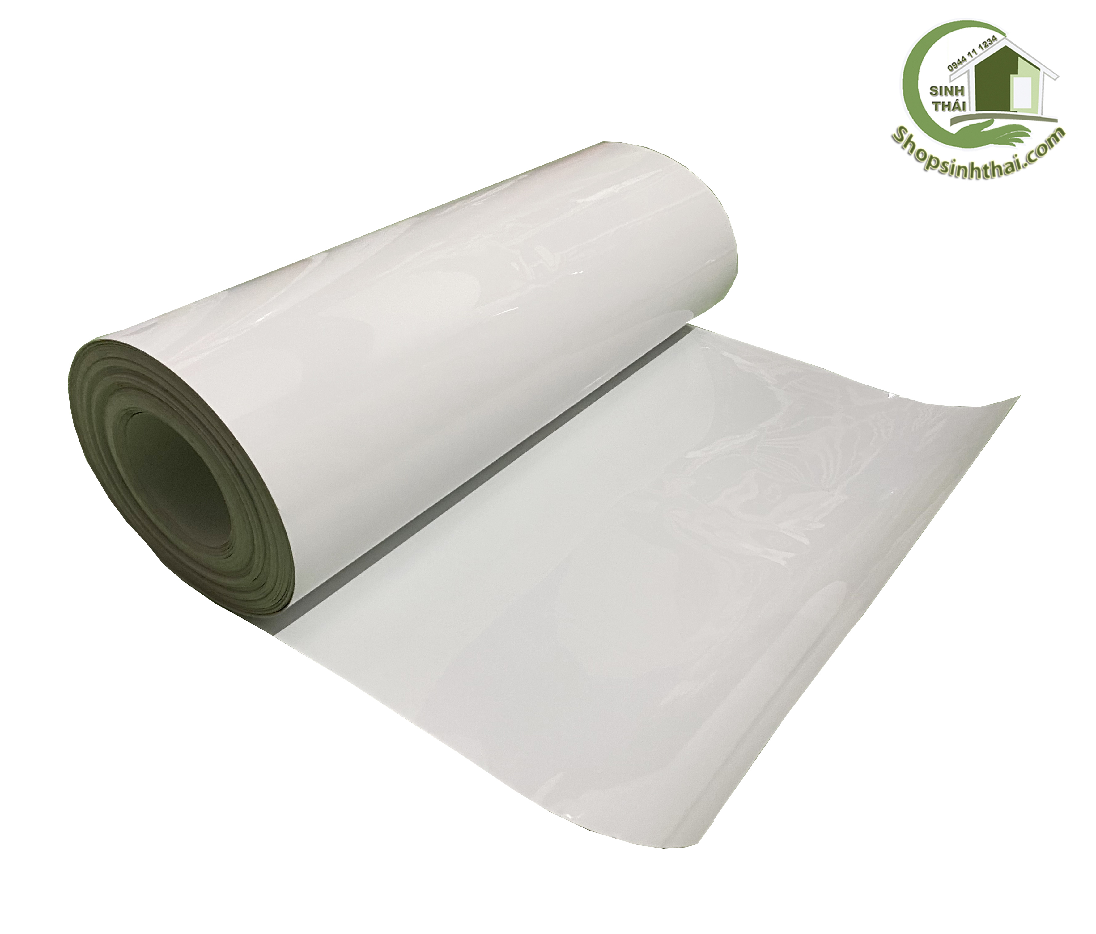 Màng nhựa cứng màu trắng sữa [ 1 mét x khổ 60cm x dày 2,5 zem ]