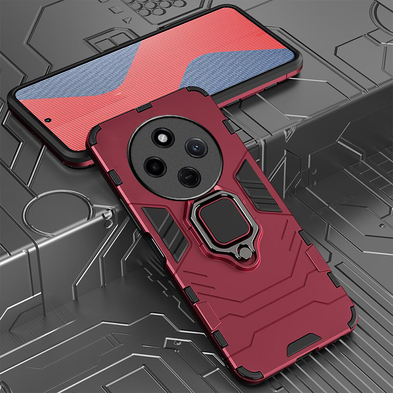 For Redmi 14C Case Shockproof Armor Stand with Holder Car adsorb Ring For Xiaomi Redmi 14C Back cover Phone Cases.