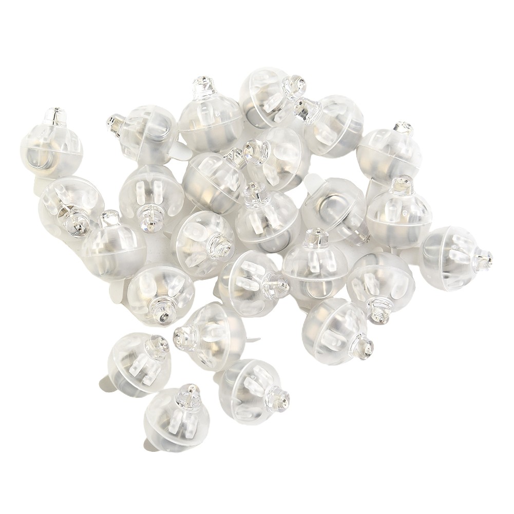 25Pcs Individual LED Balloon Lights Tiny Wireless Battery Craft Glow Party DIY LED Light Bulb