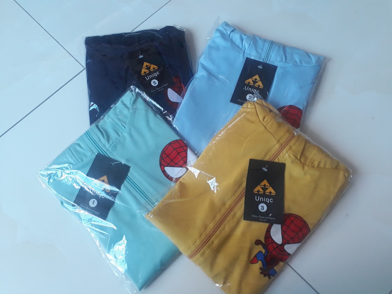 Áo nắng Spider Man dành cho bé