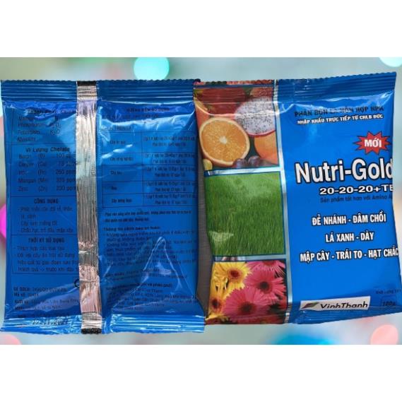 Phân Bón Cao Cấp NUTRIGOLD 20- 20- 20+ TE