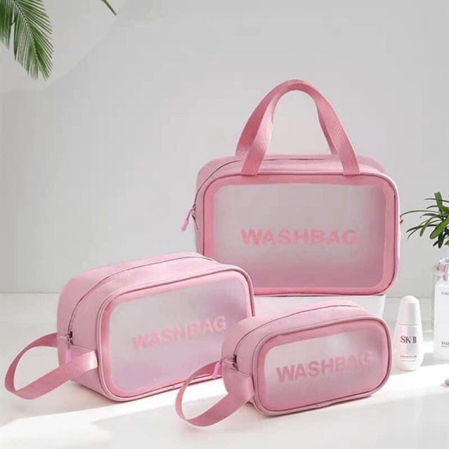 Pvn61139 sét 3 túi đựng mỹ phẩm washbag du lịch