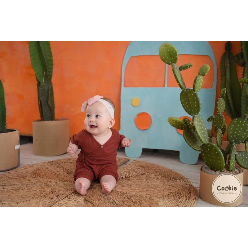 Cookie - Body cộc cotton tăm lạnh mềm mại