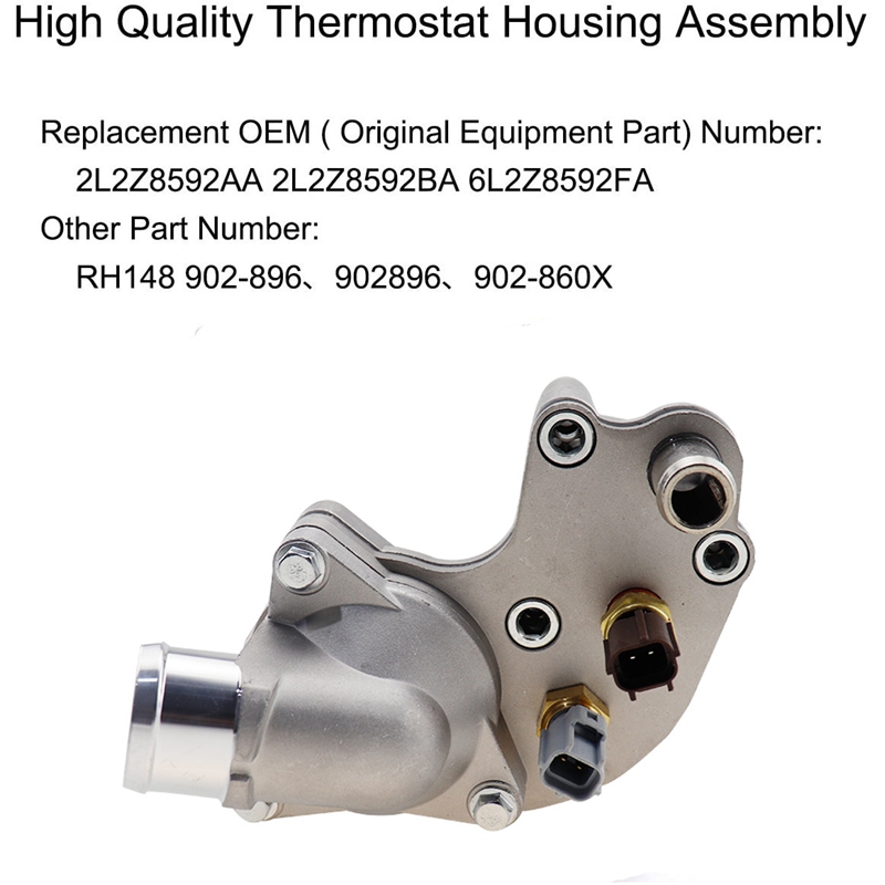 TOM AUTO PARTS Thermostat Assembly With Housing For Ford Explorer/Mountaineer 4.0L V6 902-860