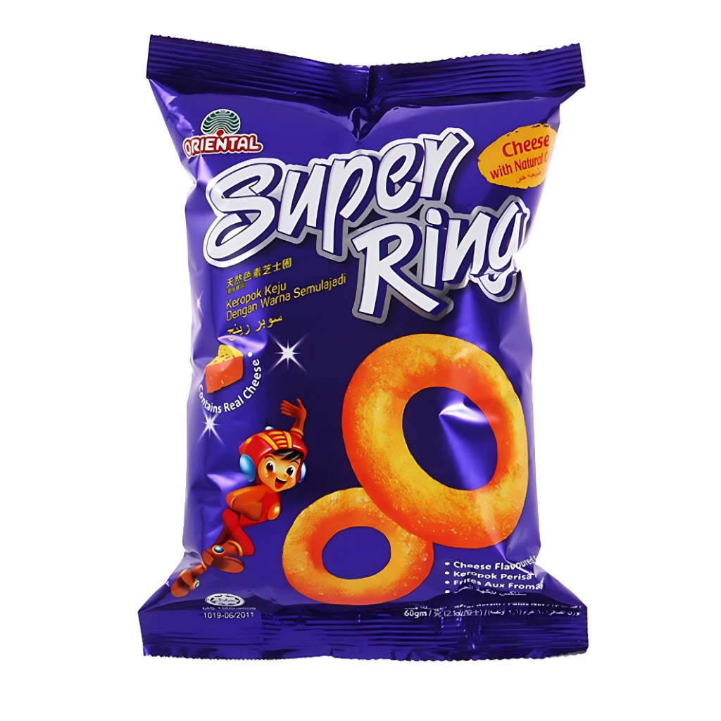 Oriental Super Ring Cheese 60g Cheese Flavoured Snacks Creamy And ...