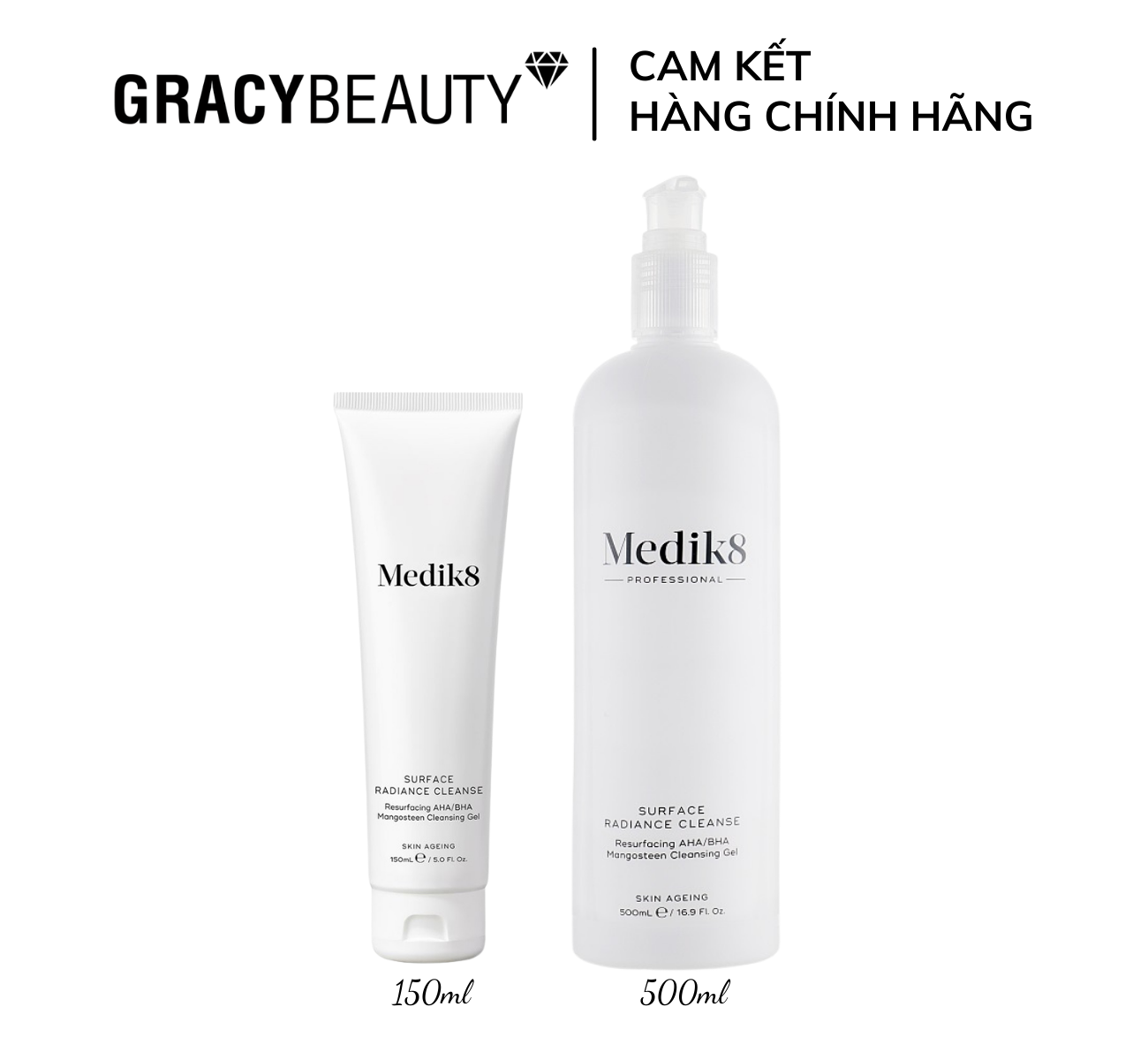 Sữa rửa mặt Medik8 Radiance Cleansing