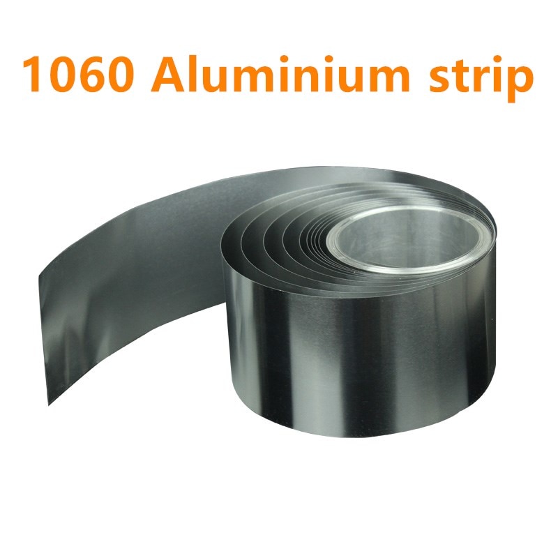 100mm width x 1meter Long AL 1060 Aluminum Strip Aluminium Foil Thin Sheet  Plate DIY Material Washer Wall aluminum rolling