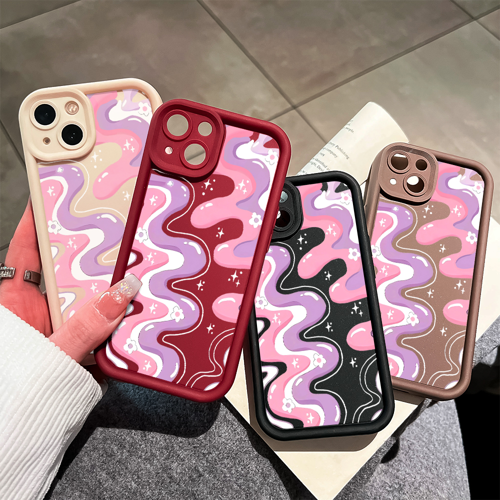 UCUC%20for%20Infinix%20Hot%2030i%20Back%20Cover%20Pink%20Purple%20Wave%20Ladder%20Camera%20Soft%20Rubber%20Phone%20Case%20-%20Image%203