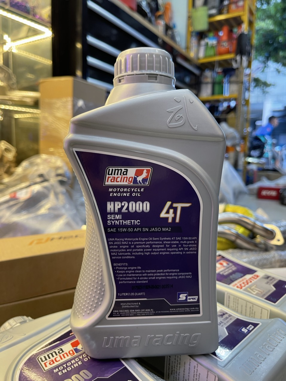 Nhớt máy Uma Racing các dòng xe ga / xe số 1L