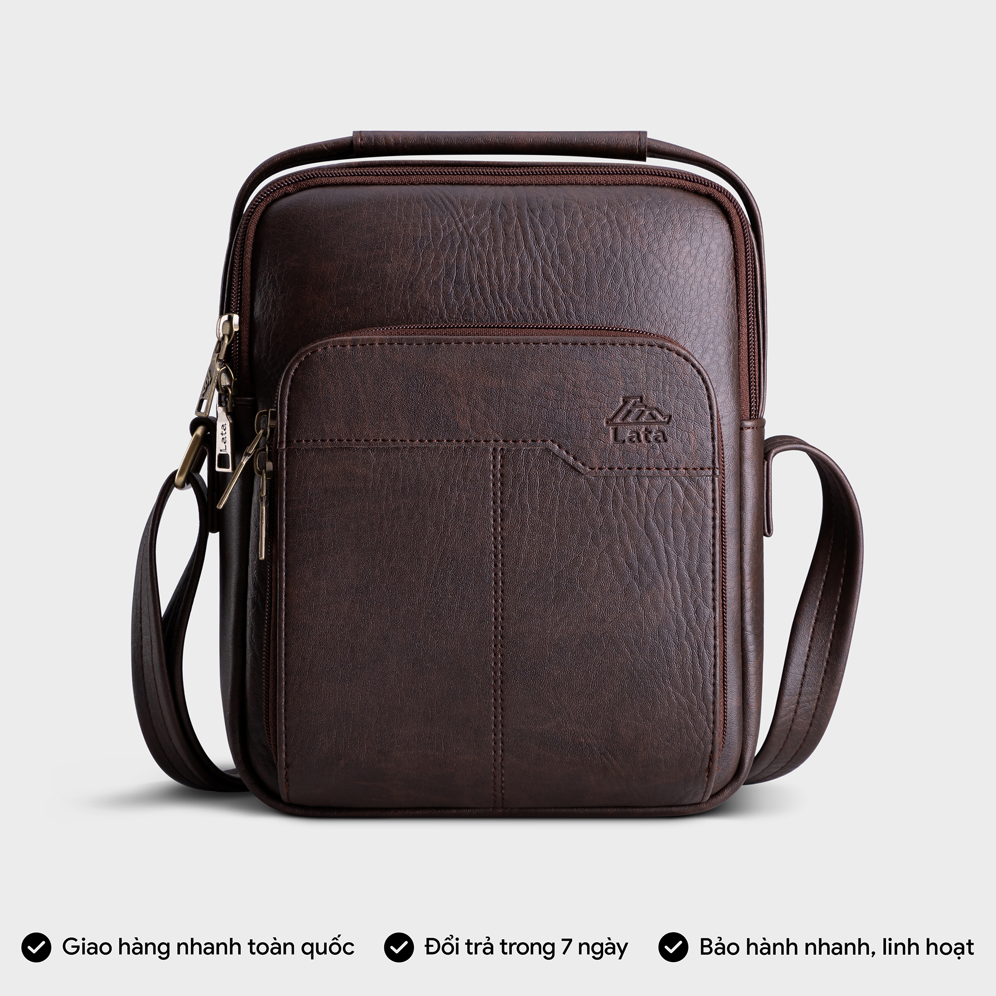Lata Bag (Men's Office Fashion - Leather Crossbody Bag Tn22)
