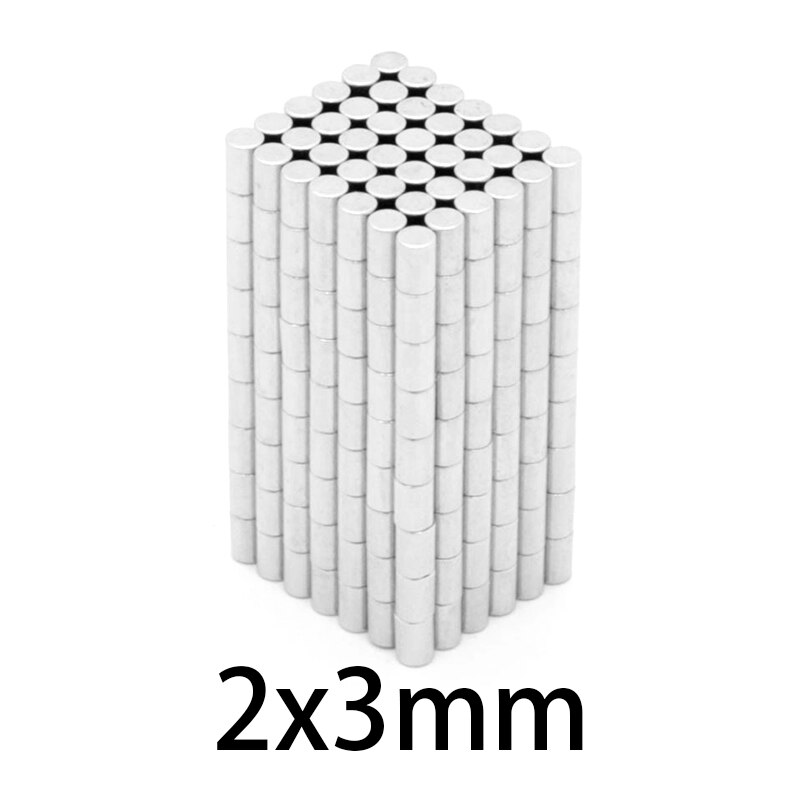 Nam châm viên 2x3mm sl 100 viên , nam châm đất hiếm