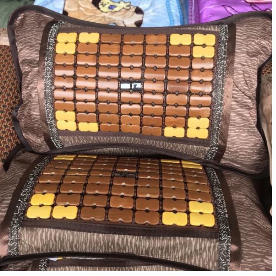 Combo of 2 High-Quality Bamboo and Rattan Pillows