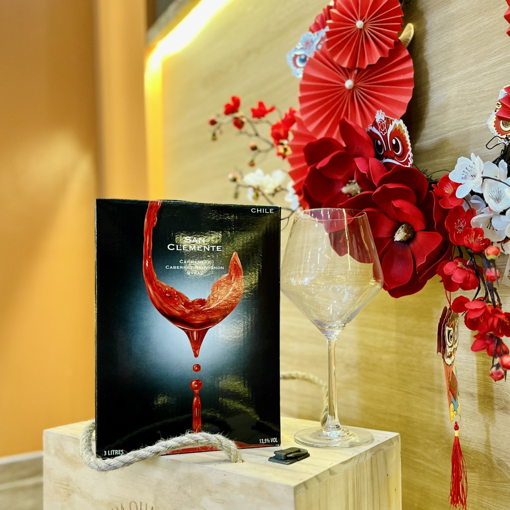 Rượu vang đỏ San Clemente Alc 13,5% Bịch 5L