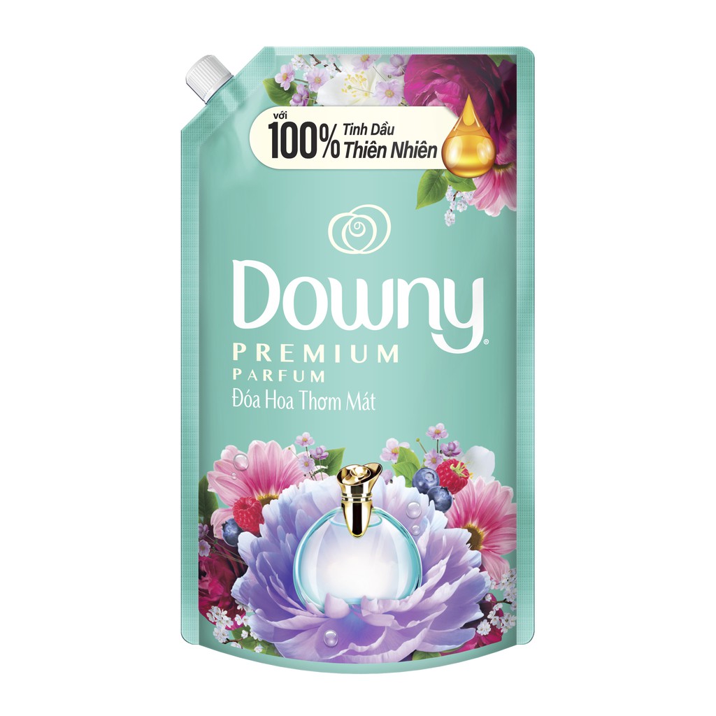 NƯỚC XẢ VÀI DOWNY ĐÓA HOA THƠM MÁT 1.35L