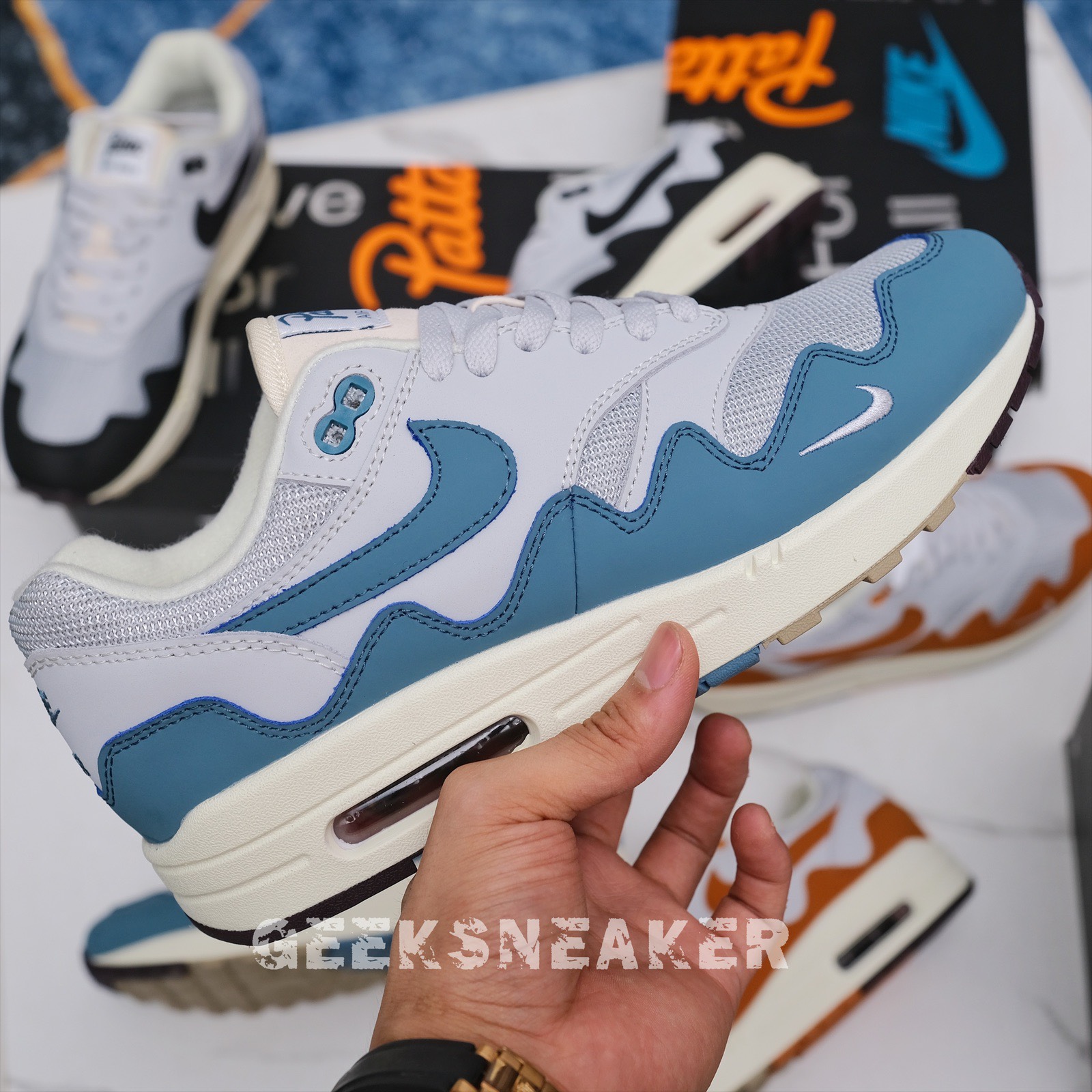 [GeekSneaker] Giày Sneaker Air max Patta
