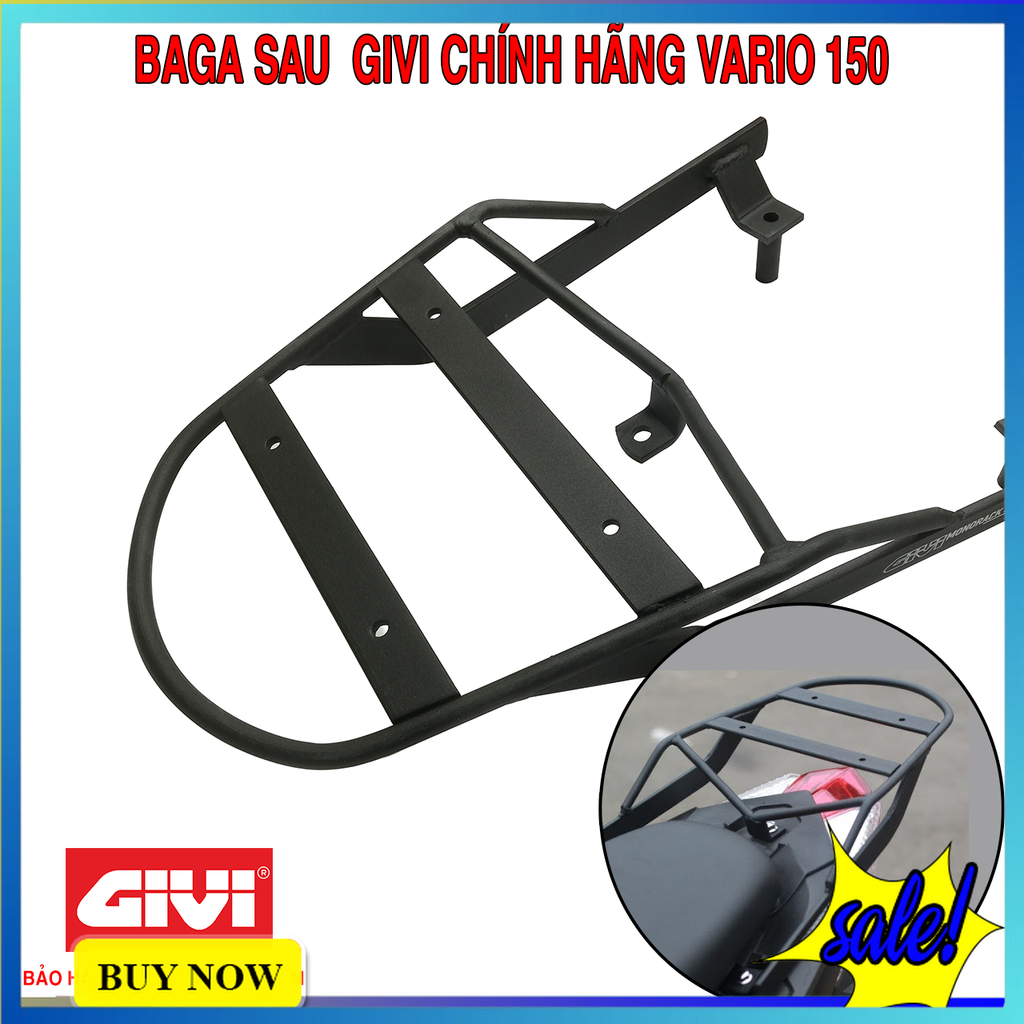 Cảng sau GIVI cho VARIO dùng chở đồ và lắp thùng sau hàng chính hãng