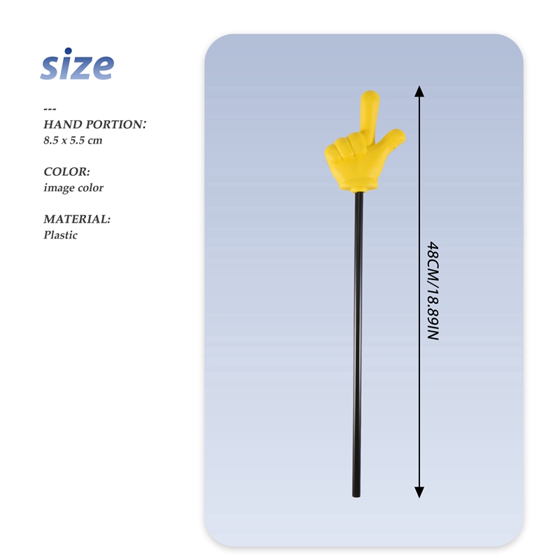 Pointing stick indication stick nominate gesture stick
