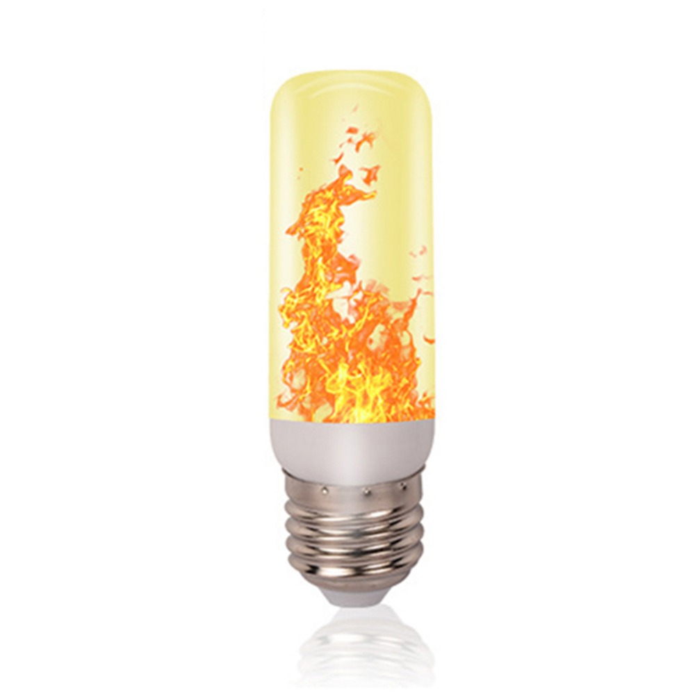 Pretend tiệc tùng năng động 4 chế độ bóng đèn hiệu ứng lửa bóng đèn led lửa lửa cháy