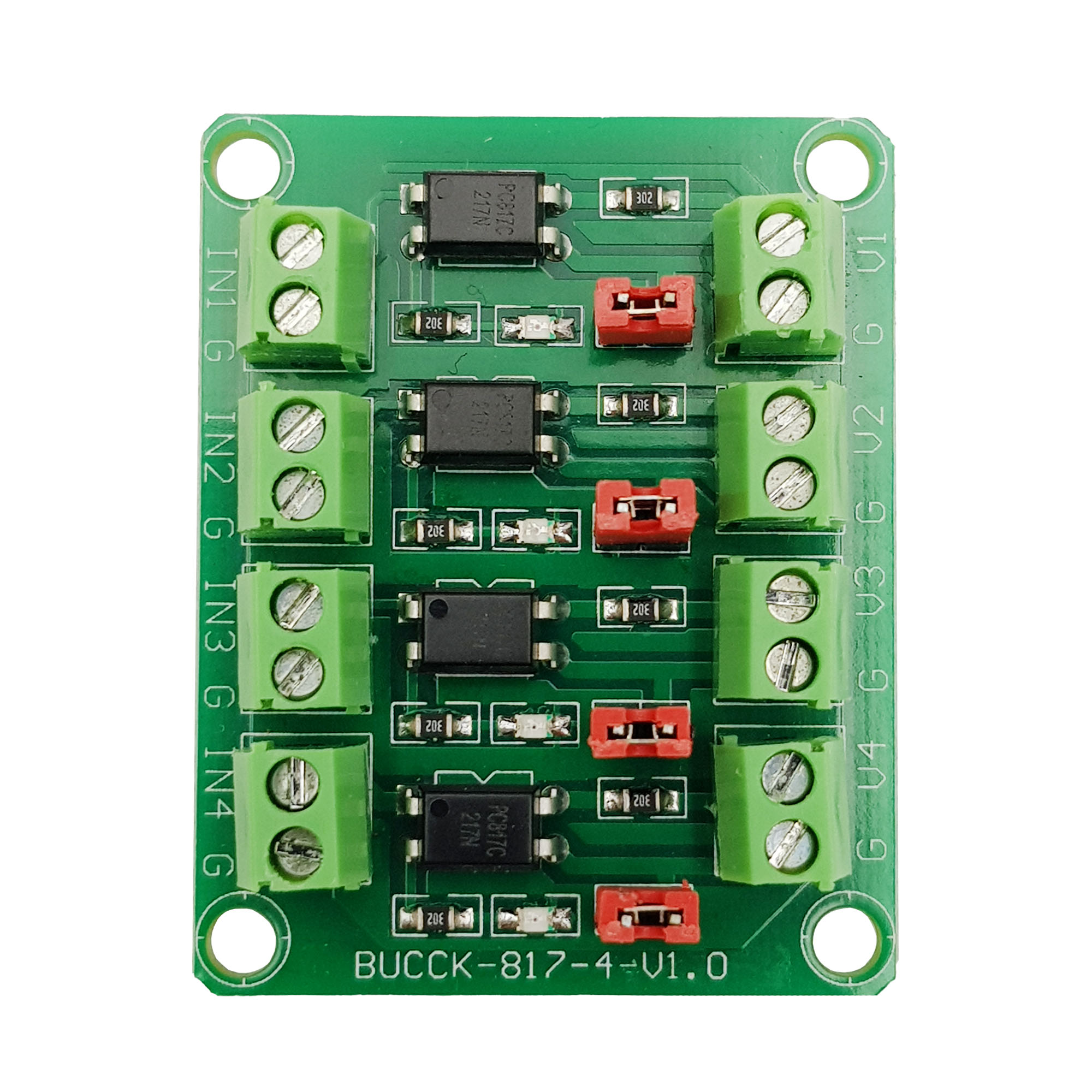 Mạch Opto Cách Ly 4 Kênh PC817