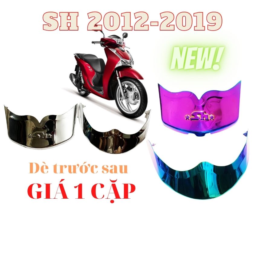 Bộ Ốp Dè Trước Sau cho SH 2012-2019 ( Giá 1 Cặp)