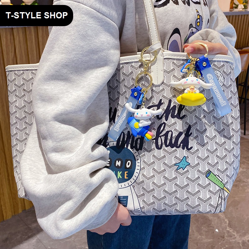 Móc khóa Thỏ trắng cinnamoroll cao cấp khám phá vũ trụ
