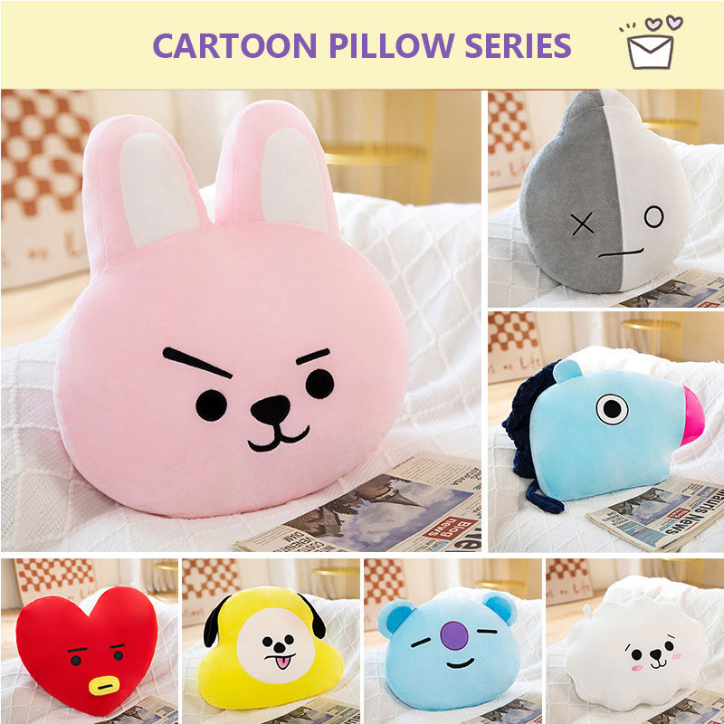 Cartoon throw pillow plush cushion cute throw pillow