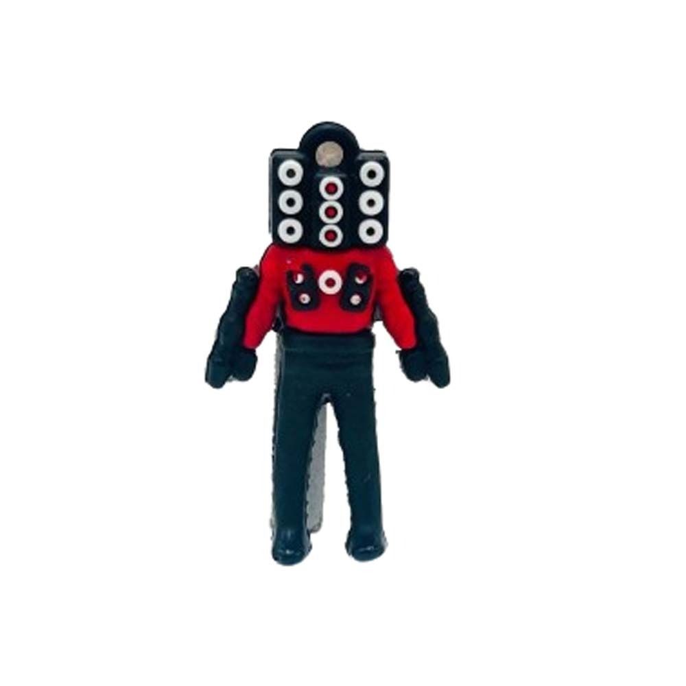 QVPYP Tv Man Camara Man Mini Skibidi Toilet Keychain Skibidi Toilet