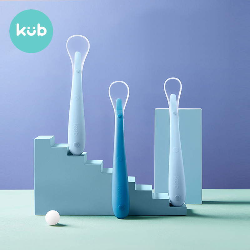 Bộ 3 Muỗng Ăn Dặm Silicon Mềm - KUB