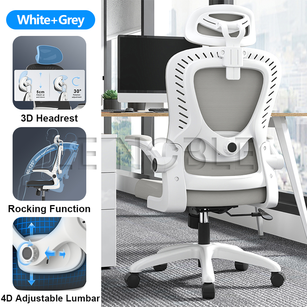 【Warranty】Ergonomic Office Chair Professional Gaming Chair Mesh chair