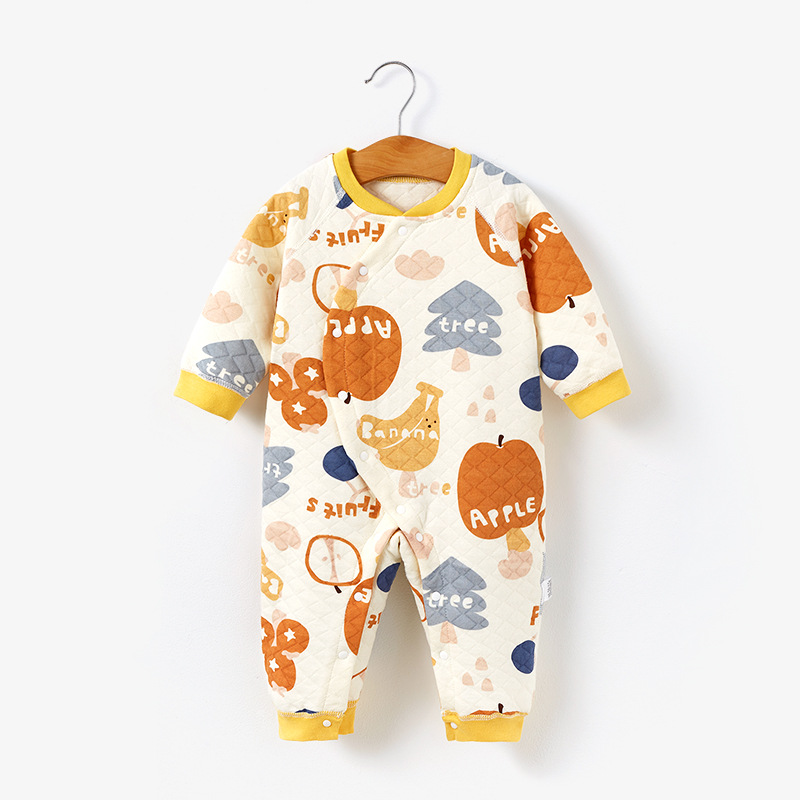 JOYNCLEON Baby jumpsuit, cotton insulation, jumpsuit, climbing suit, newborn clothes