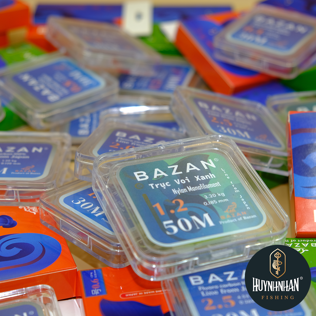 Dây thẻo Bazan Fluorocarbon nhiều size x 30m