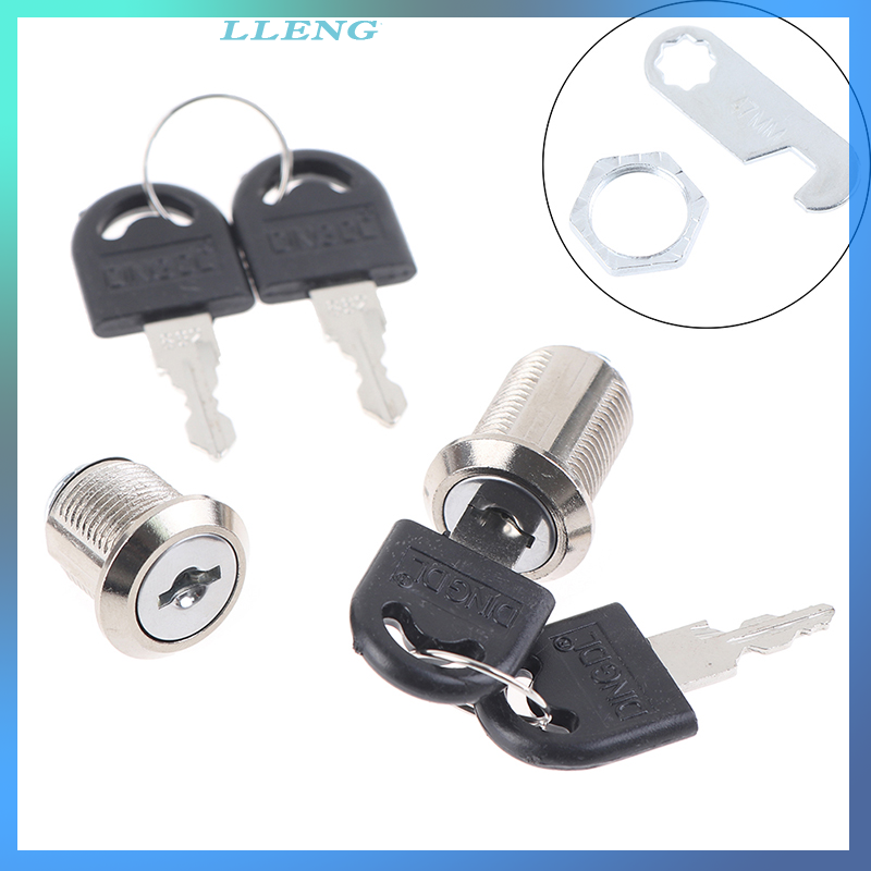 LLENG Hardware Cylinder Locks Door Cabinet Mailbox Padlock Drawer Cupboard Lock