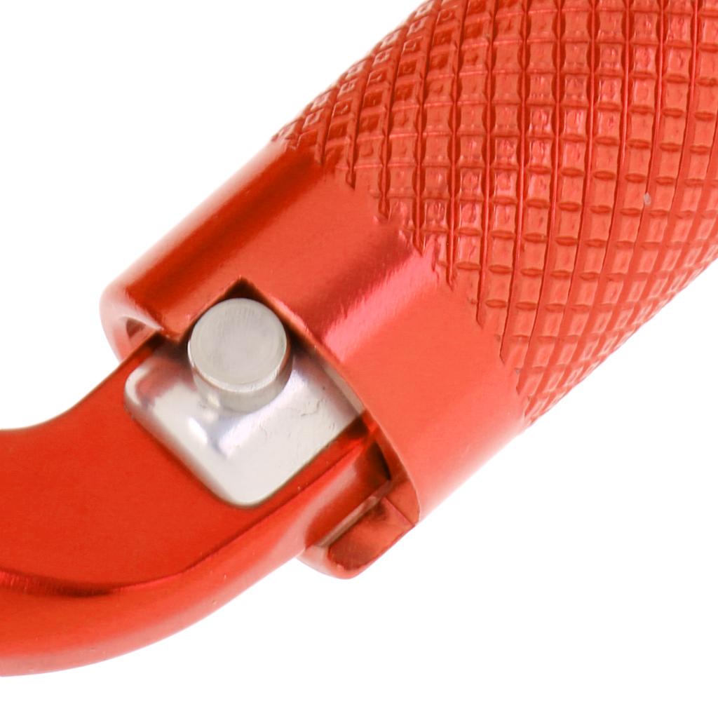 Serciya 30KN Rock Climbing D Shape Auto Self Locking Twist Gate Carabiner