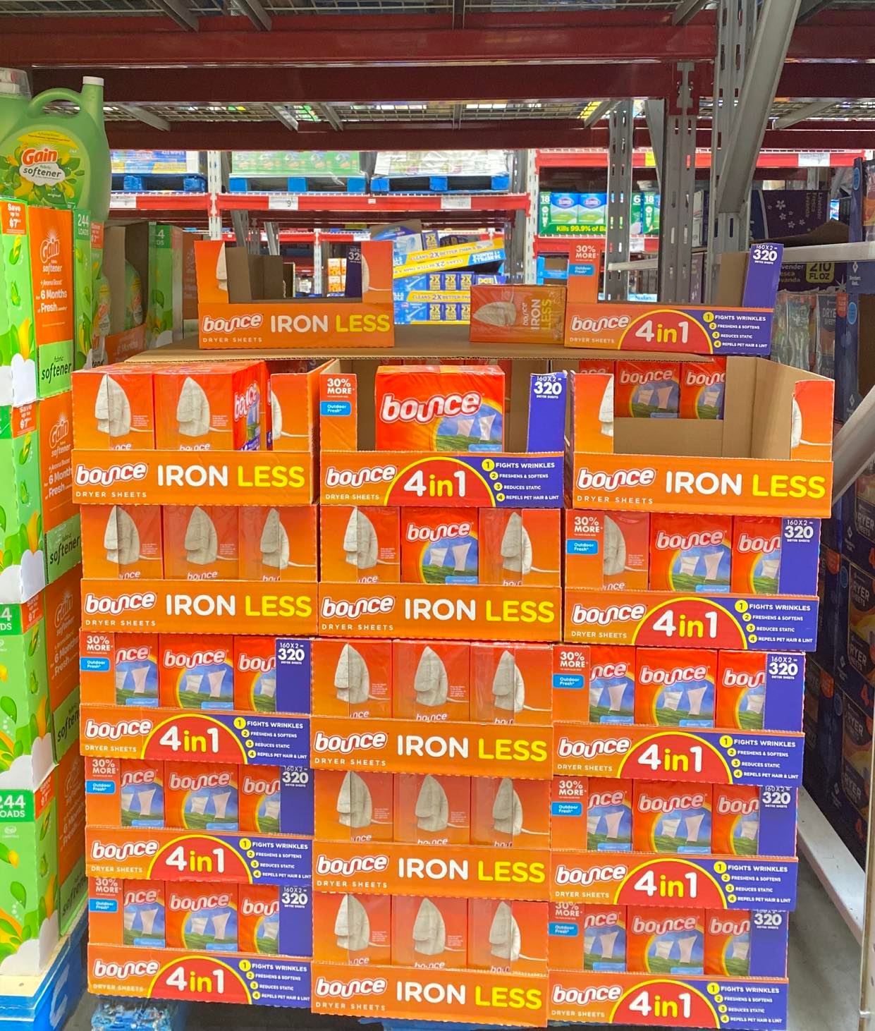 [MỸ - ĐI AIR] Giấy thơm quần áo Bounce hộp 320 tờ