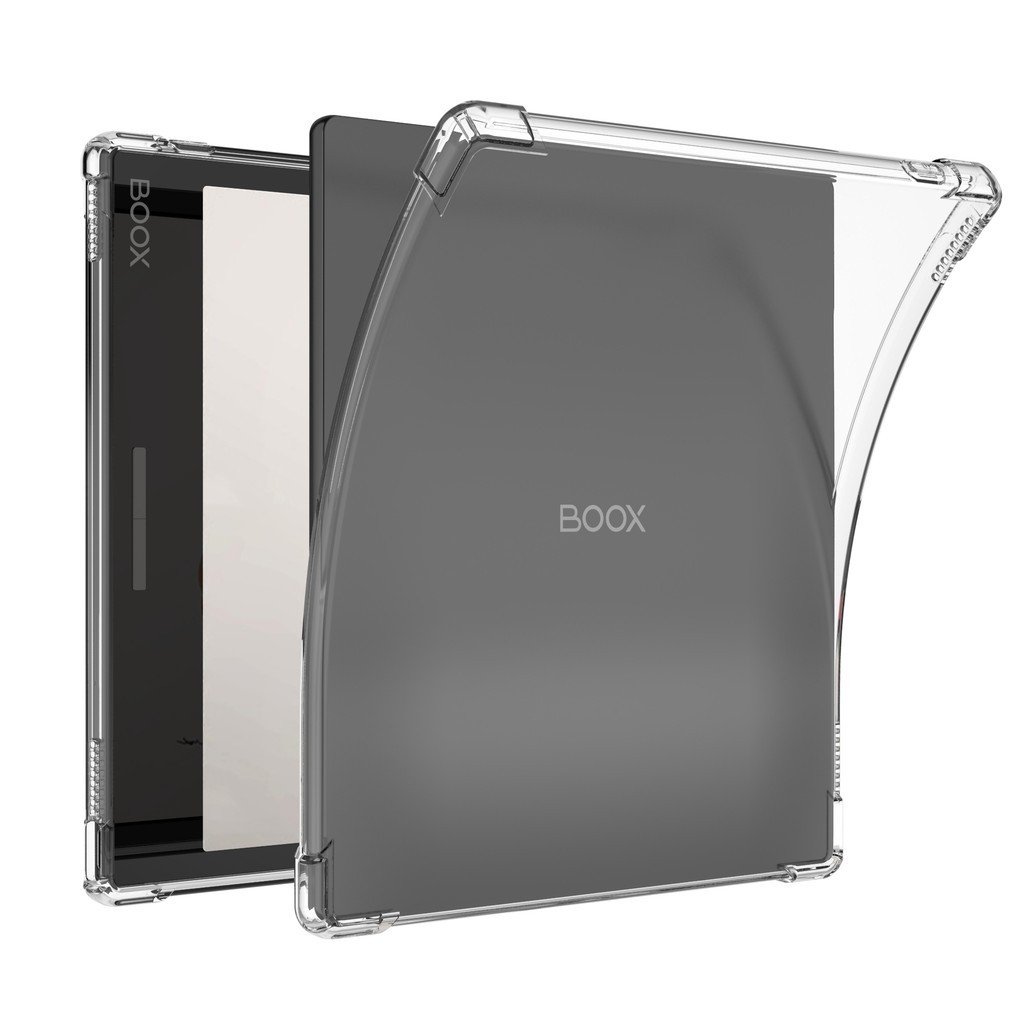Clear Case for Onyx Boox Leaf 3 C 2 Leaf3 Leaf2 7" eBook Shockproof Protector Case with 4 Shockproof Airbags Transparent Flexible Soft Back Cover
