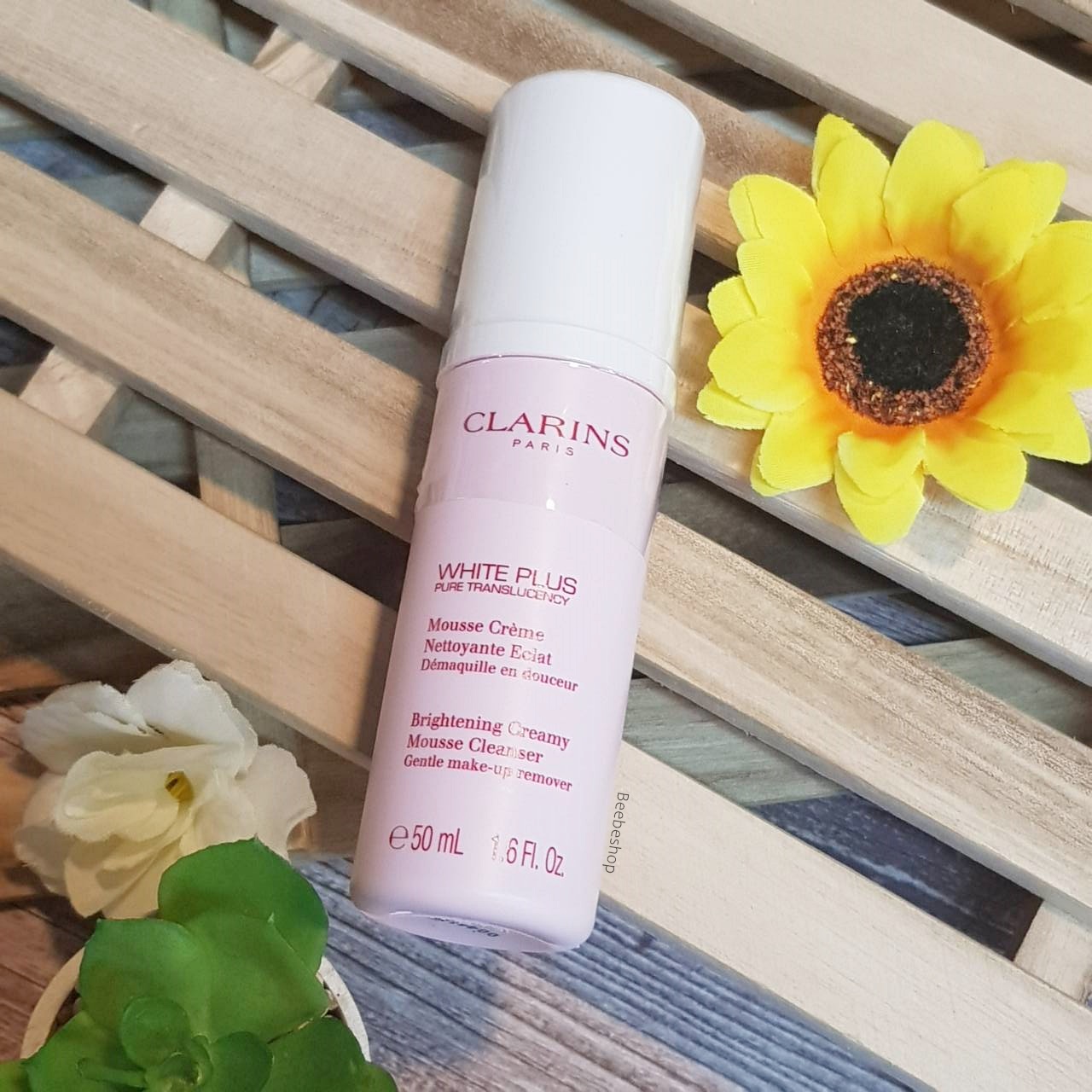 Clarins White Plus Pure Translucency Brightening Creamy Mousse Cleanser ...