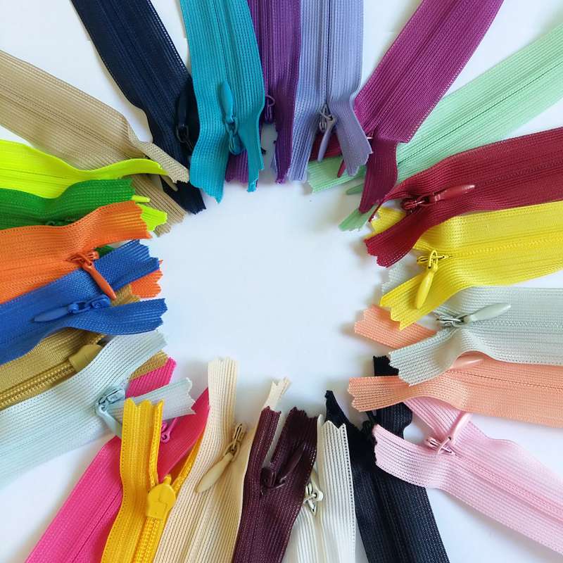 5pcs/lot 3 Nylon Invisible Zipper 60cm Back Cushion Skirt Hidden Zipper ...
