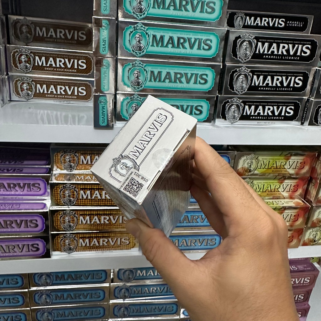 Kem đánh răng Marvis Toothpaste - Thơm miệng, Làm trắng răng 85ml-75ml.